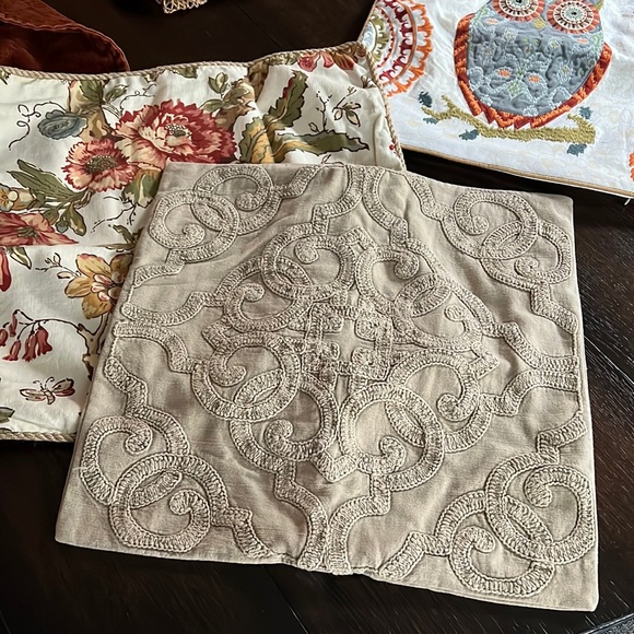 Pottery Barn Accents Pottery Barn Embroidered Pillow Cover Poshmark